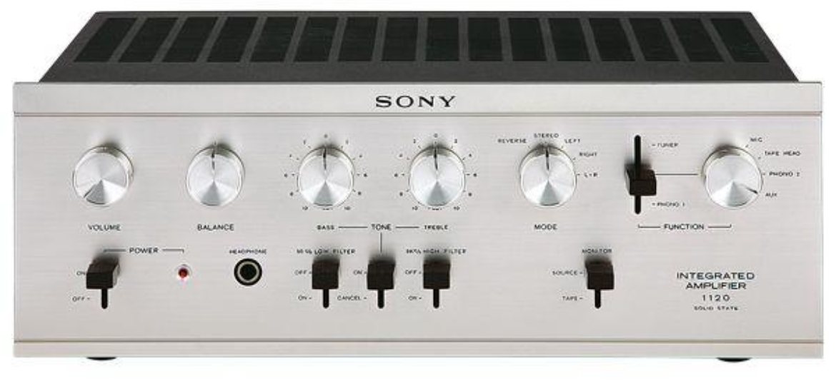 Vintage Sony 1120 integrated amplifier